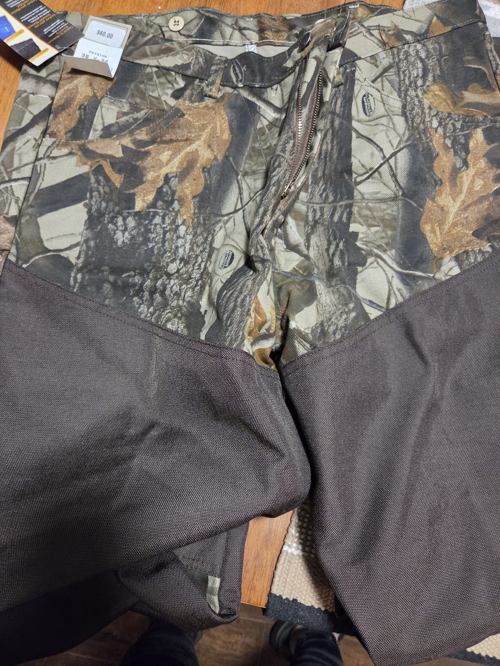Wrangler Pro Gear Realtree Camo and Brown Hunting Pants